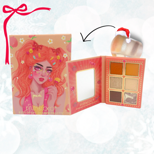 Paleta Minii 6 Sombras Ojos Naranja