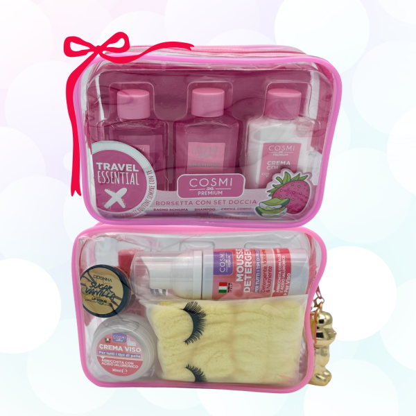 Neceser Esencial Viaje Set Amarillo