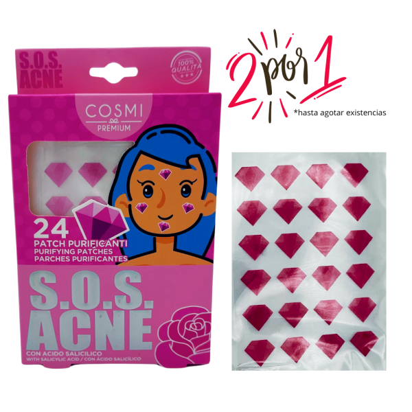 Parches Acné Purificantes Rosa