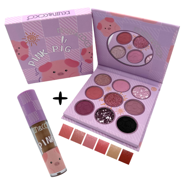 Dúo Pig Sombras + Labial