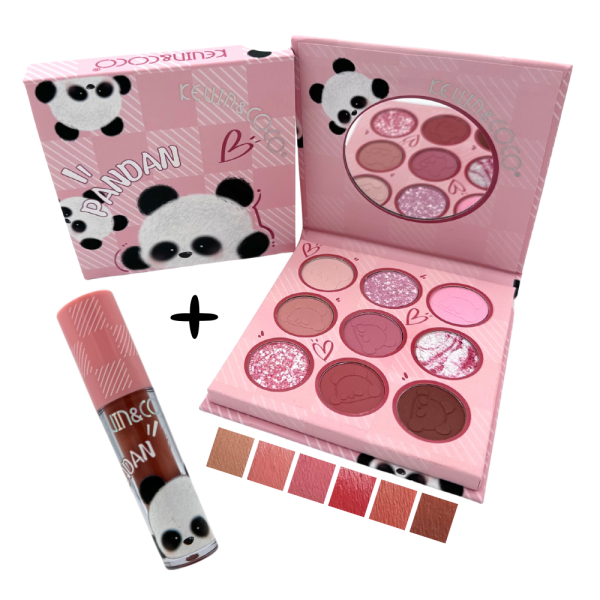 Dúo Panda Sombras + Labial